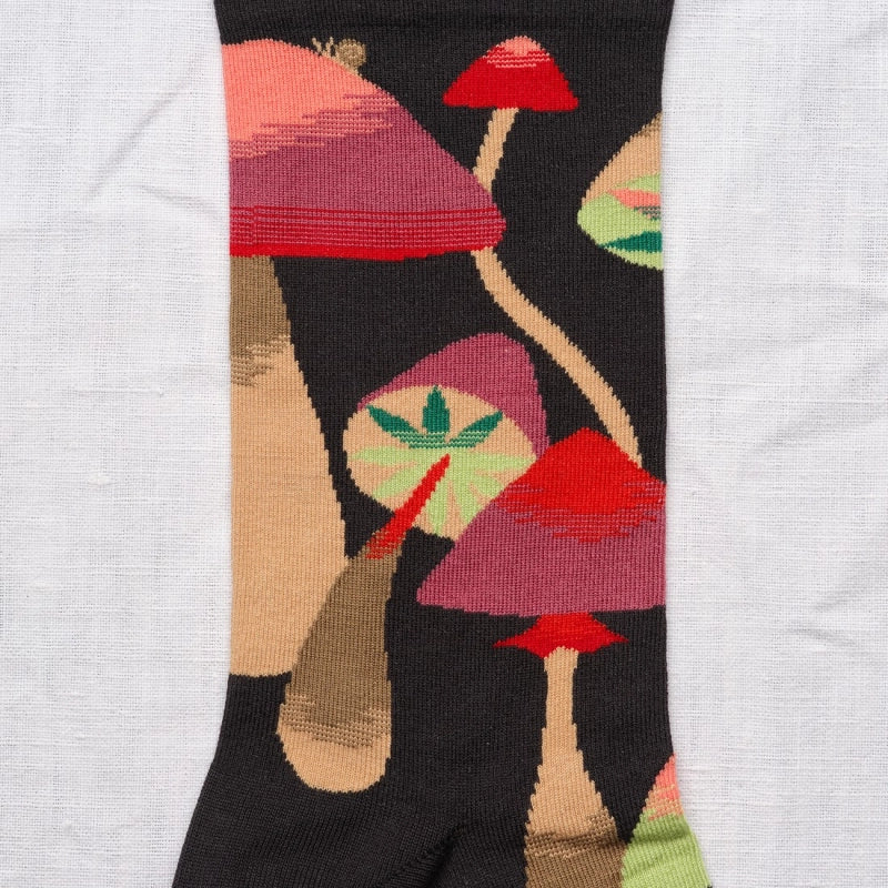 False Black Mushroom Socks CU8-01