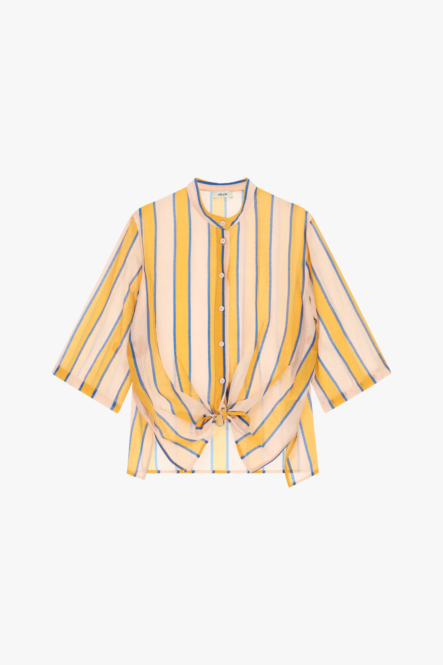 Camicia a righe maniche 3/4
