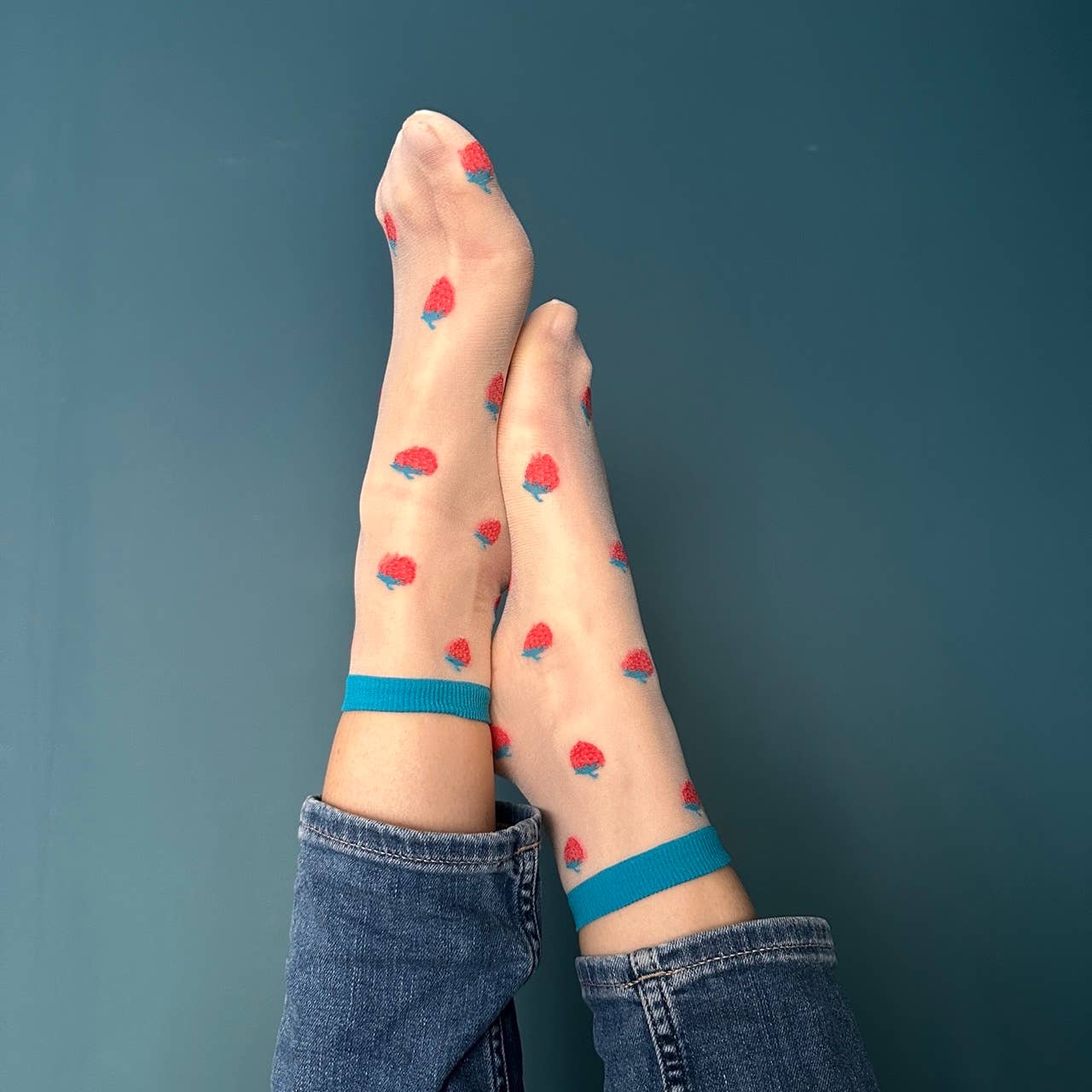 Clémence - Calzini fantasia frutta - FRAGOLE