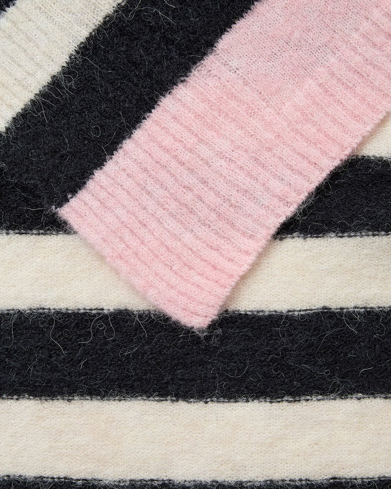 Sciarpa in Lana Morbida Striped
