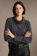 Camicia 100% Cotone Collo a Sciarpa e Colletto Punta -
