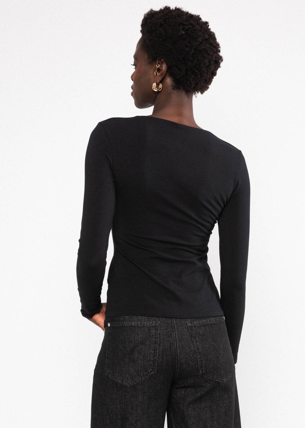 Love Black Jersey top