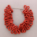 Collana Zigzag Cordoncino: Piastrella