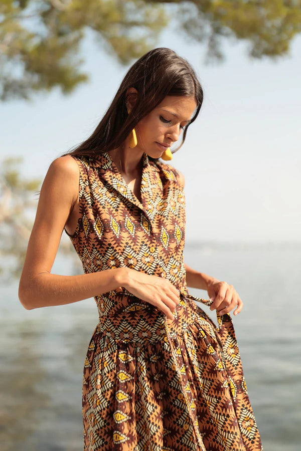 VESTIDO LARGO ETNICO