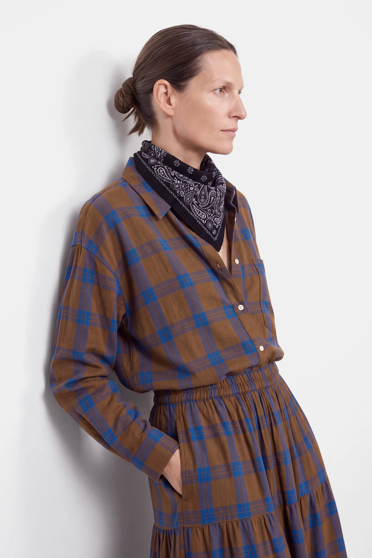 Camicia Oversize a Quadri