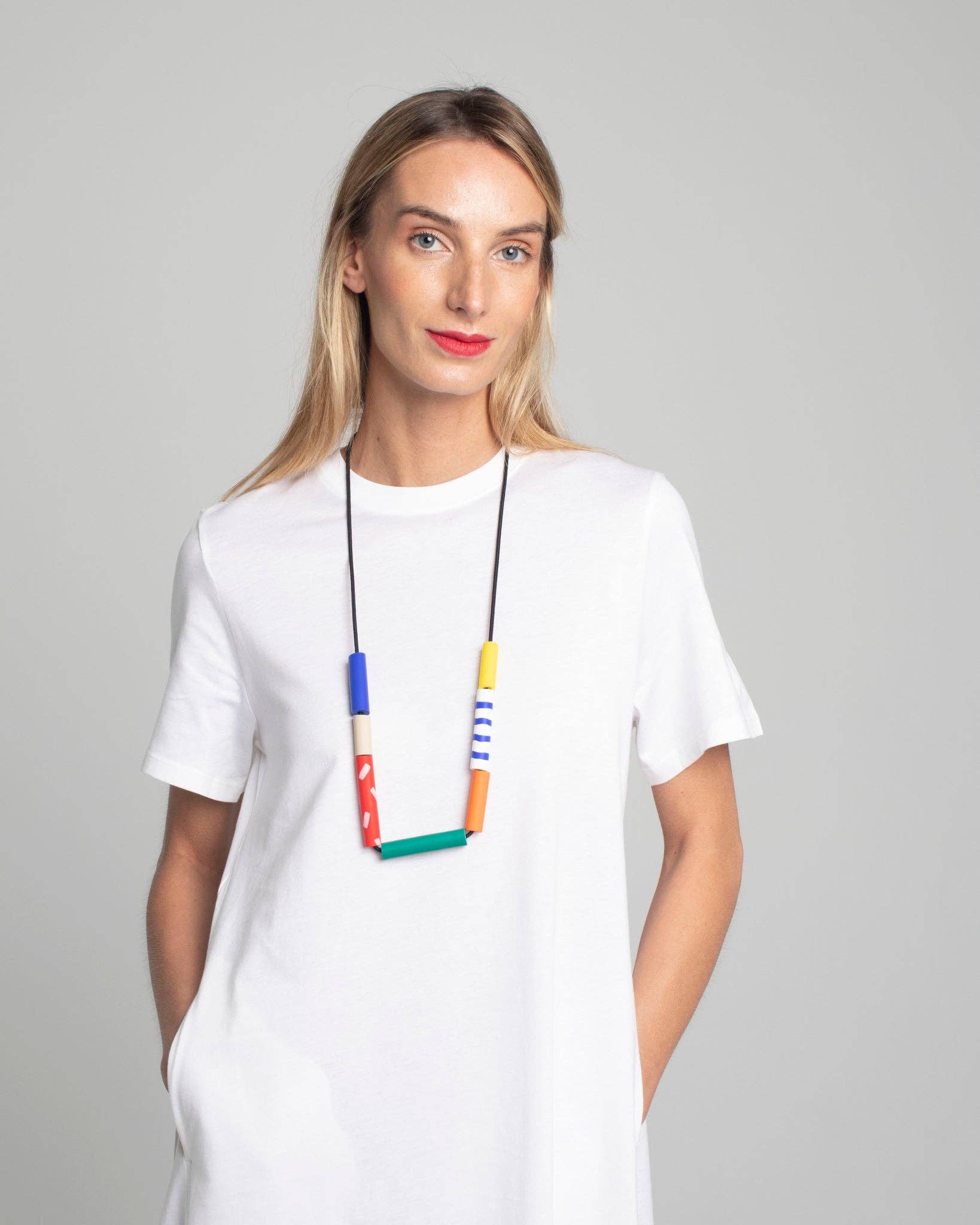 Collana Party Macaroon: 90 cm di lunghezza fissa