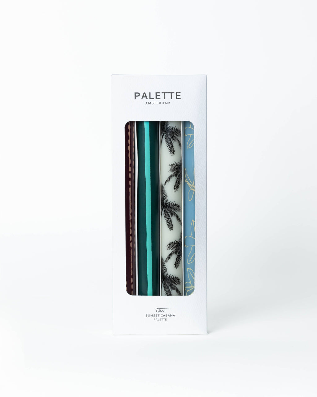 Candele da cena Print - Set di 4 - Sunset Cabana