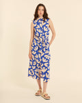 Vestido abotonado Blue Birds
