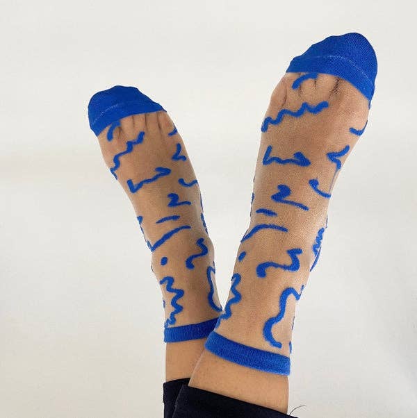 Wave Sock Cobalto