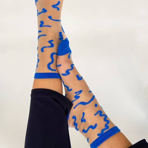 Wave Sock Cobalto