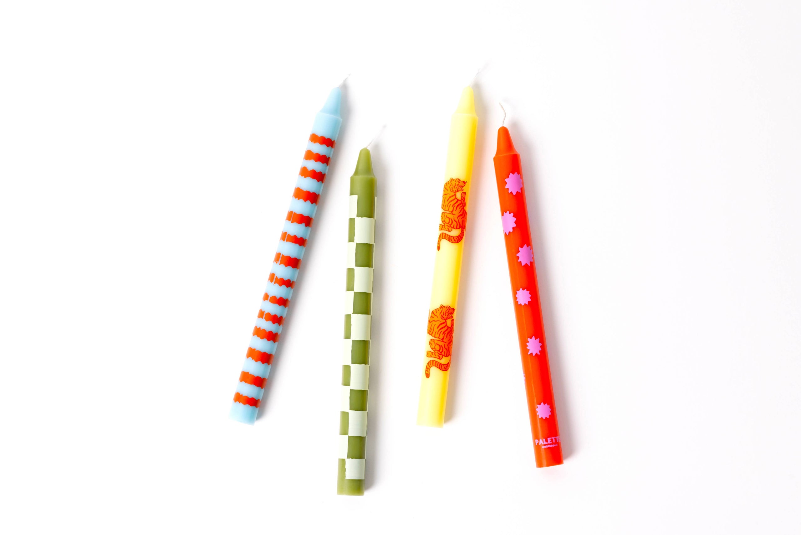 Candele da tavola di design - Set di 4 - Colour Me Cool