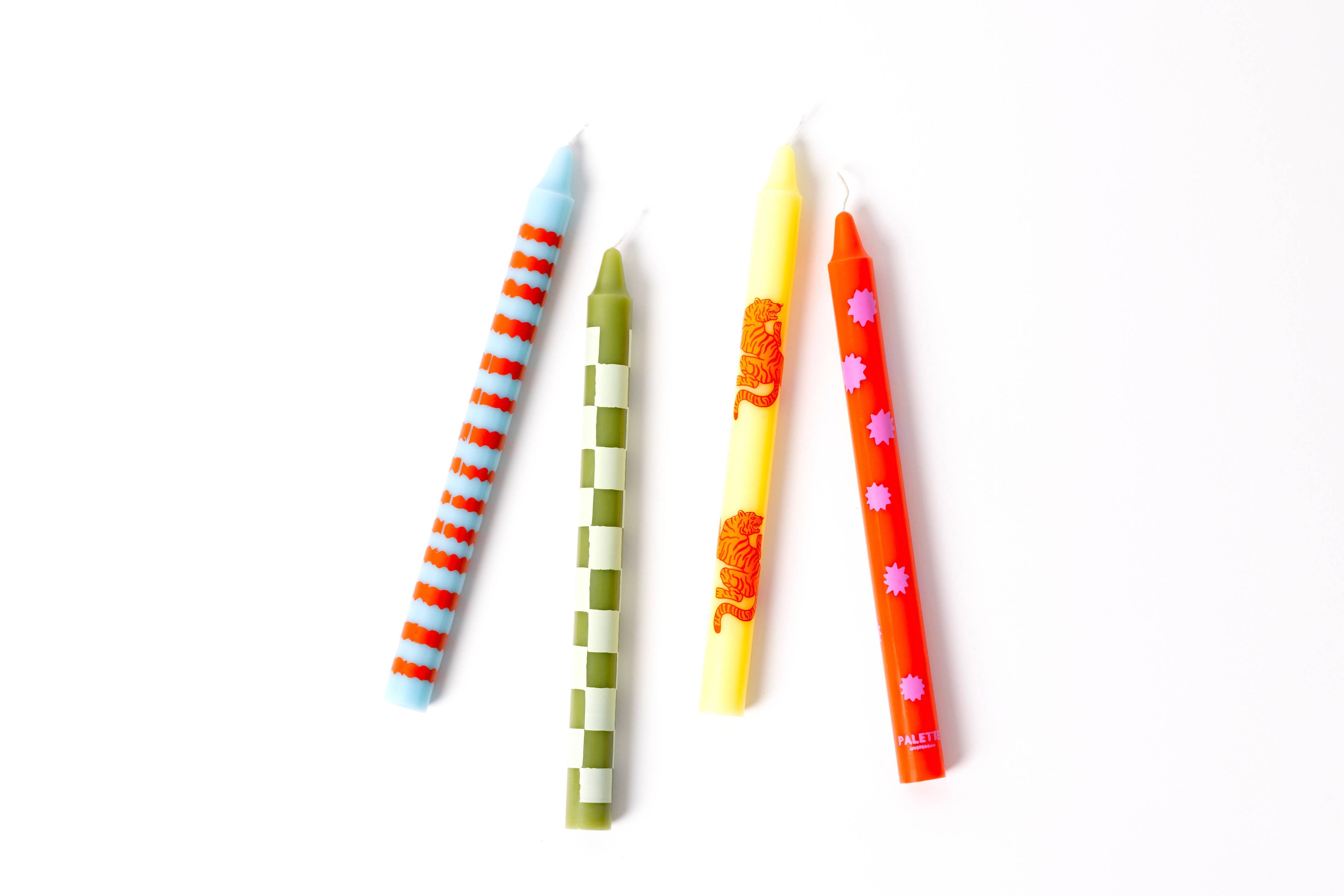 Candele da tavola di design - Set di 4 - Colour Me Cool