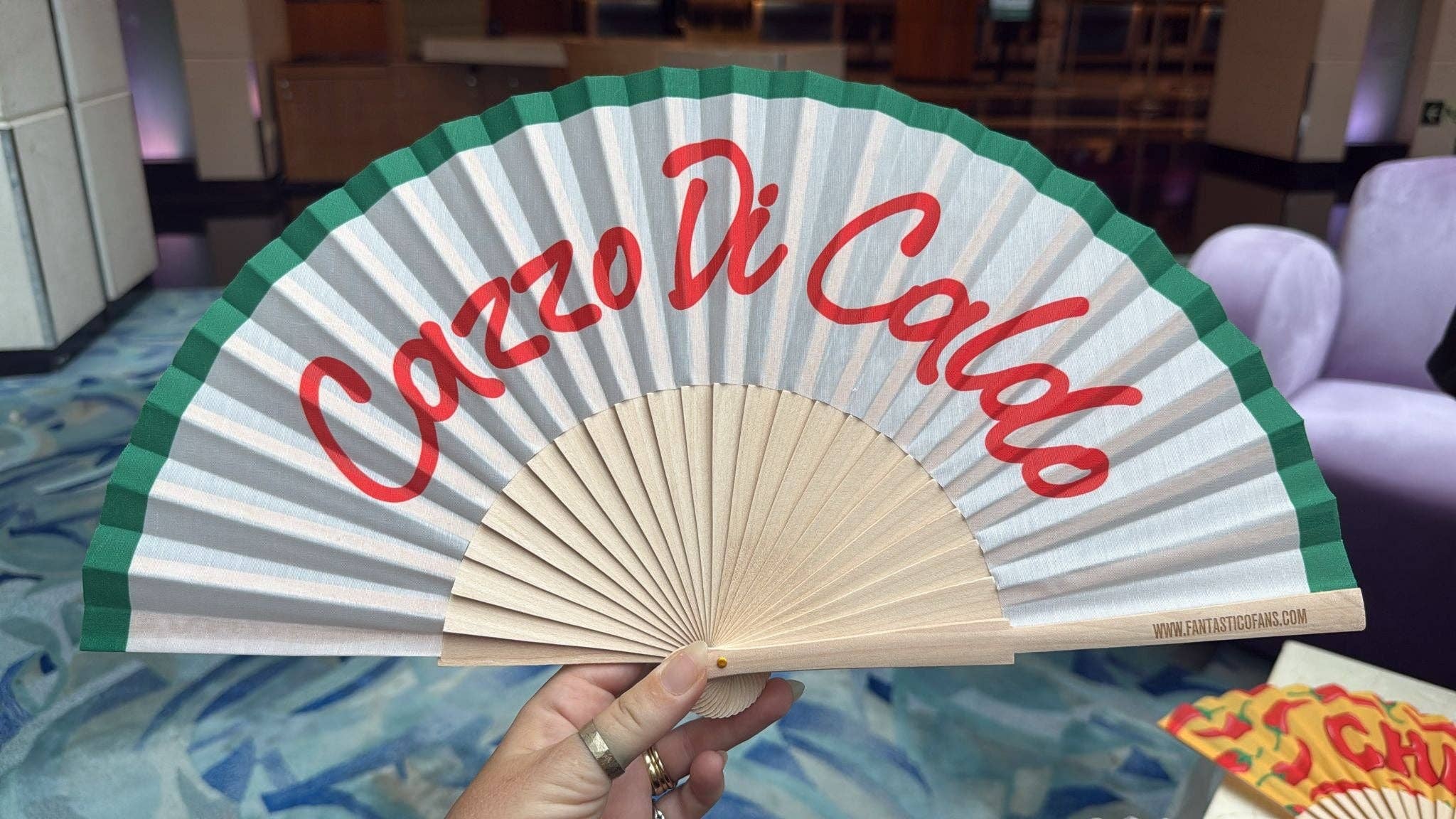 "C@##o Di Caldo" Ventaglio da 23 cm