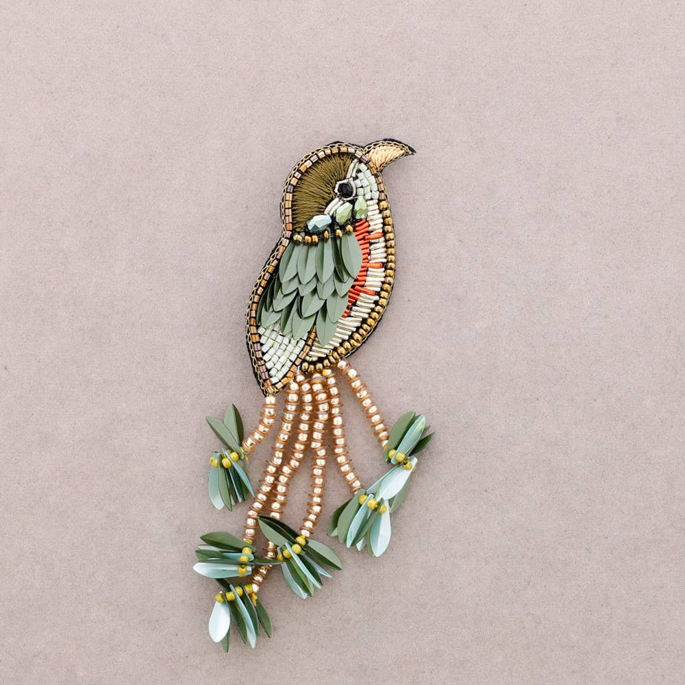 Spilla Colibrì: Verde