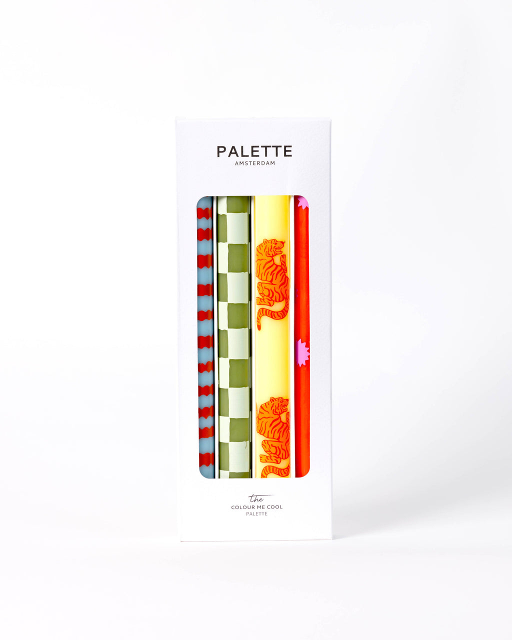 Candele da tavola di design - Set di 4 - Colour Me Cool