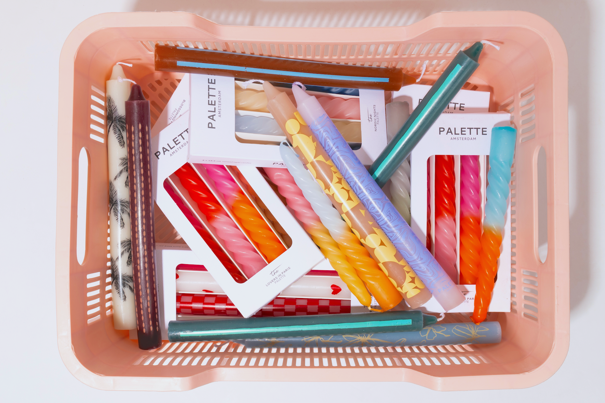 Candele da tavola di design - Set di 4 - Colour Me Cool