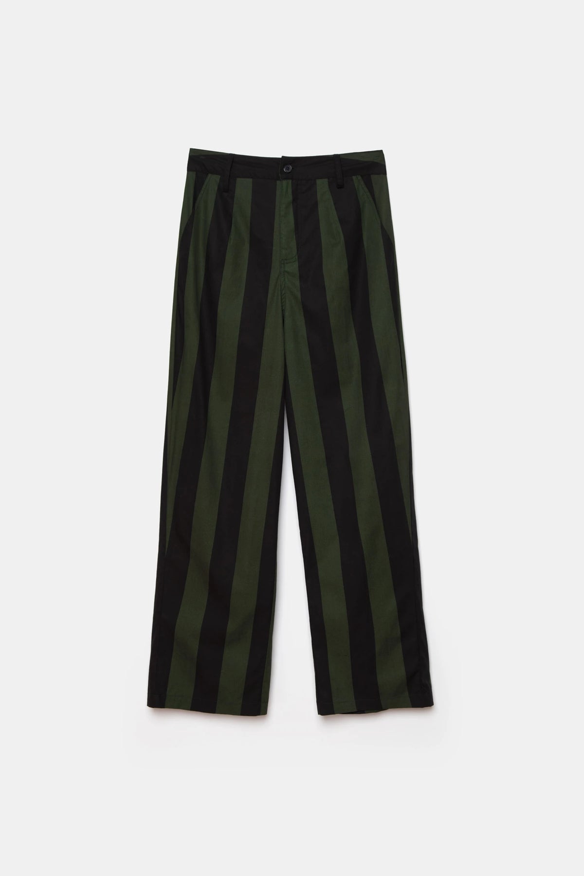 Pantaloni in Cotone a Righe