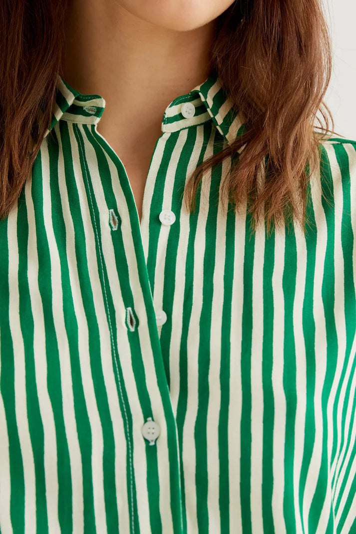 Green Stripe shirt