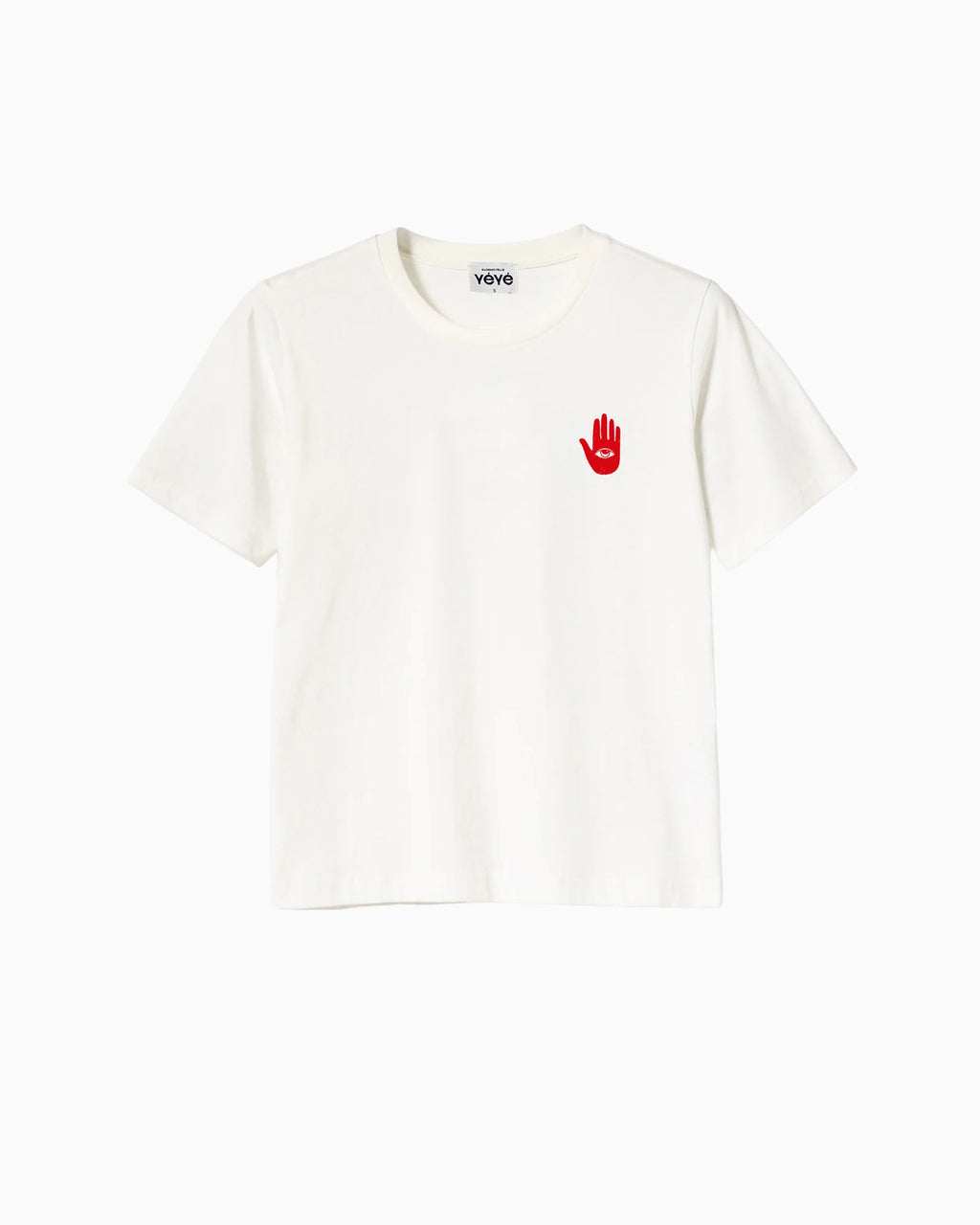 T-shirt stampata in cotone biologico