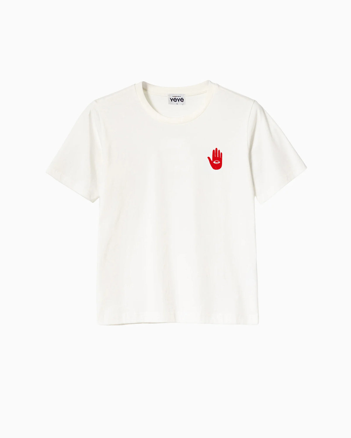 T-shirt stampata in cotone biologico