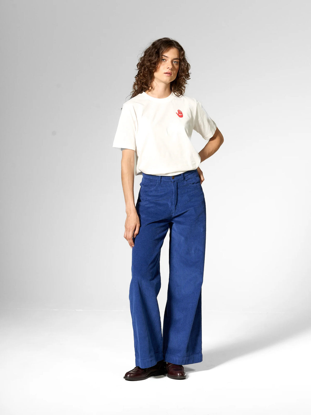 T-shirt stampata in cotone biologico