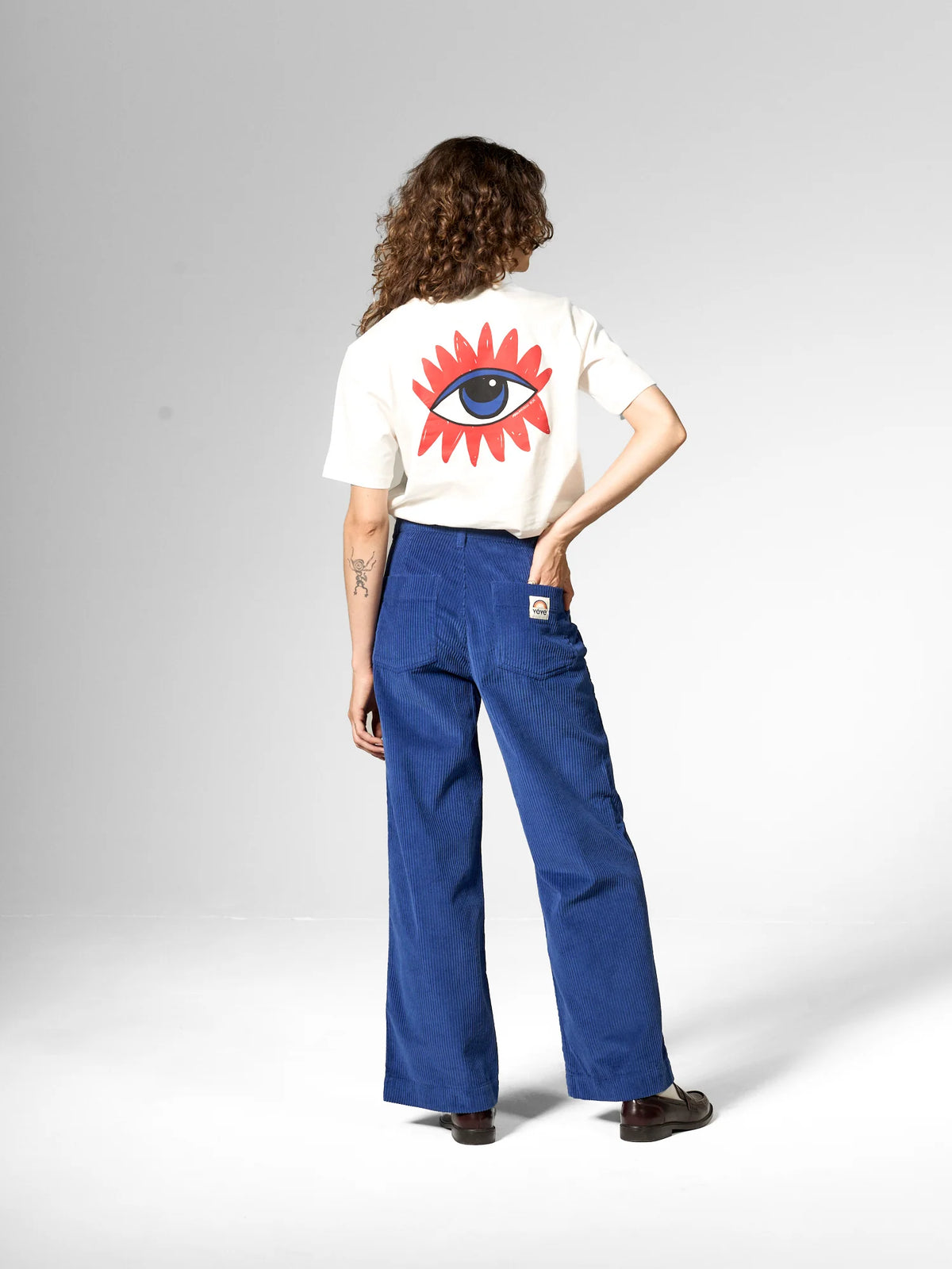 T-shirt stampata in cotone biologico