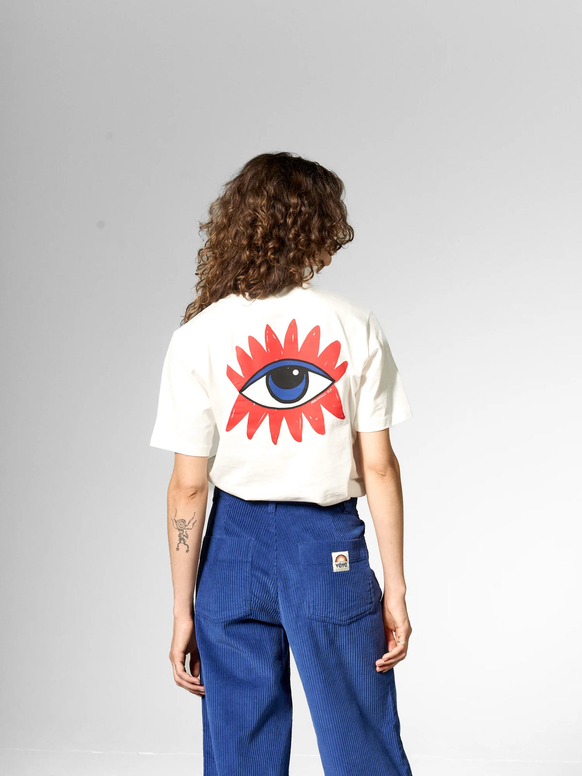T-shirt stampata in cotone biologico