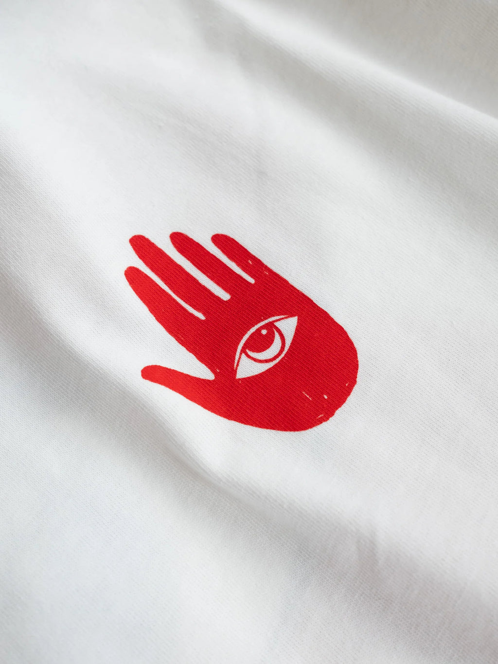 T-shirt stampata in cotone biologico