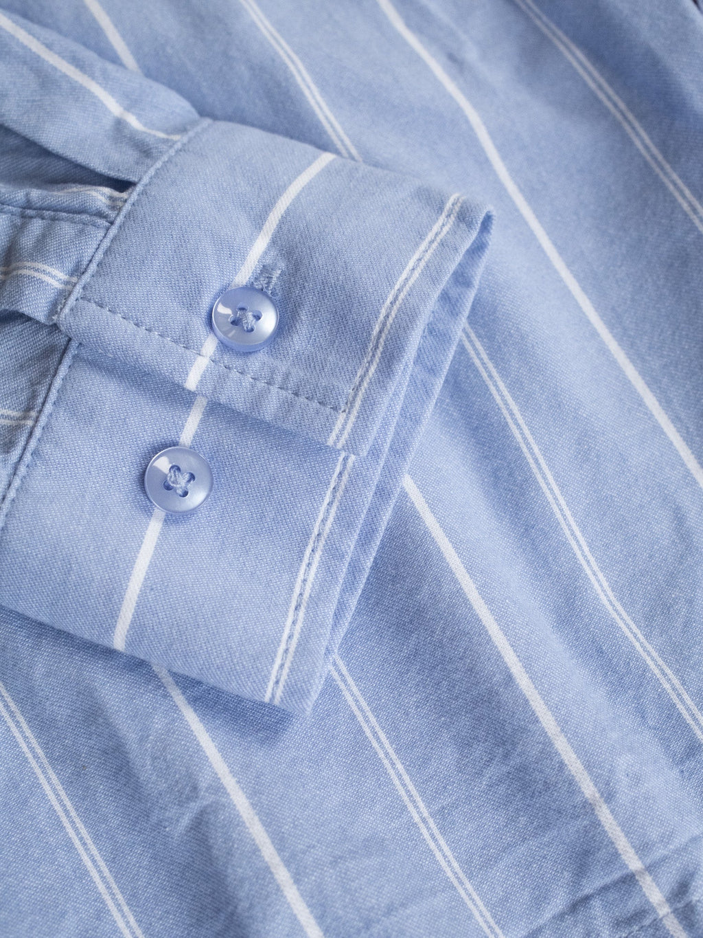 Camicia con rifinitura a nastro ondulato