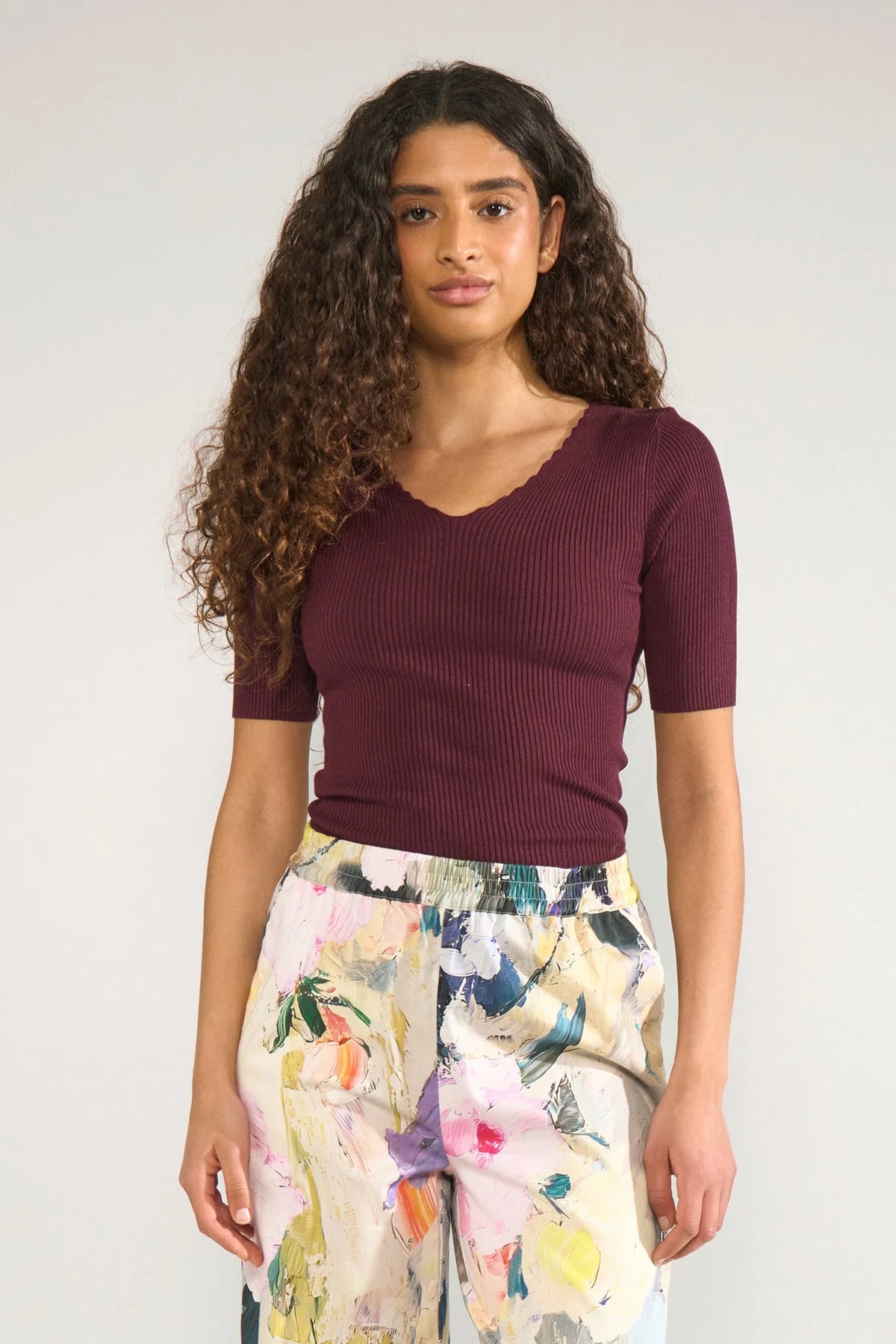 AYELET SS PULLOVER CROPPED - Fig