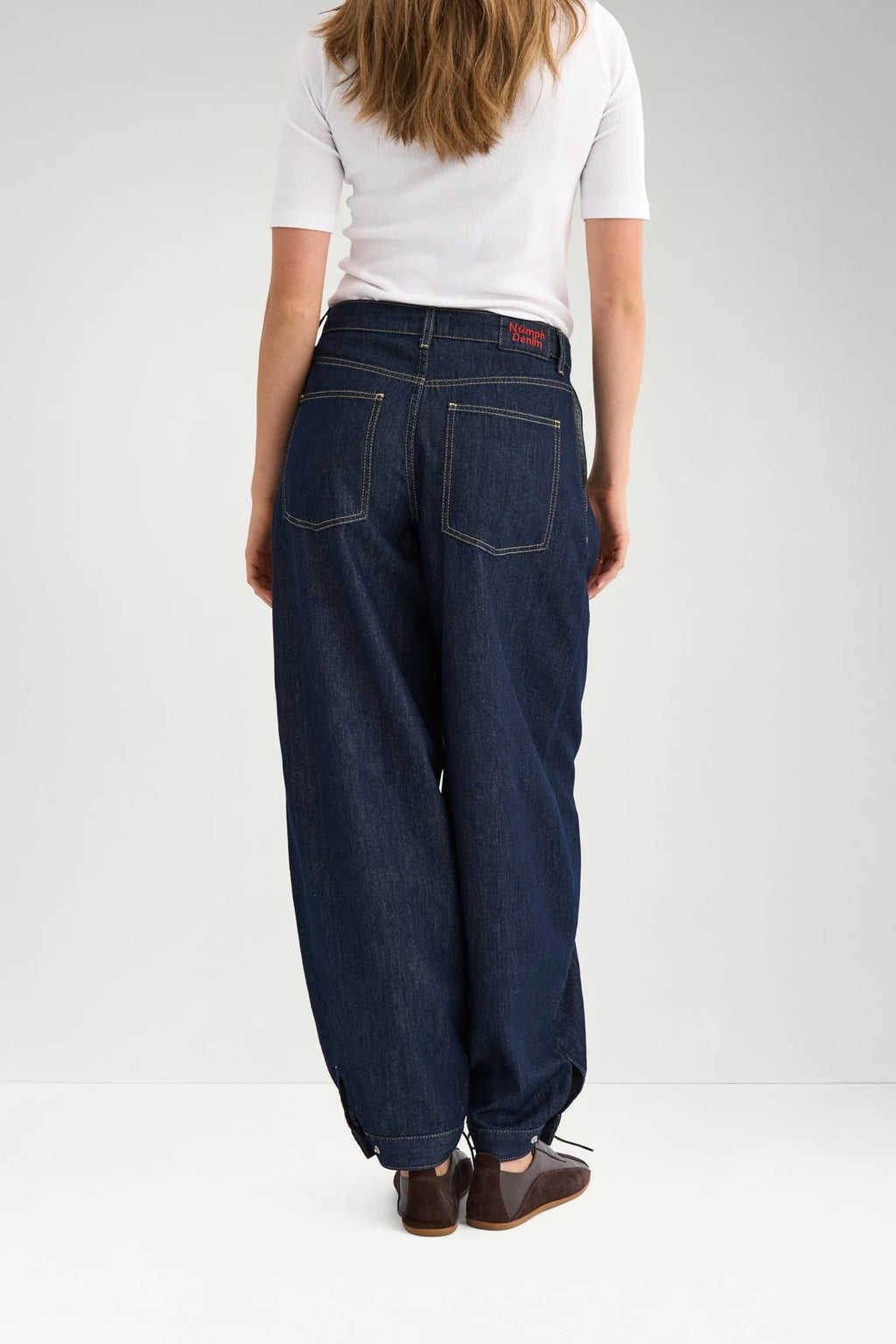 VENNA MR BALLOON JEANS - Dark Blue Denim