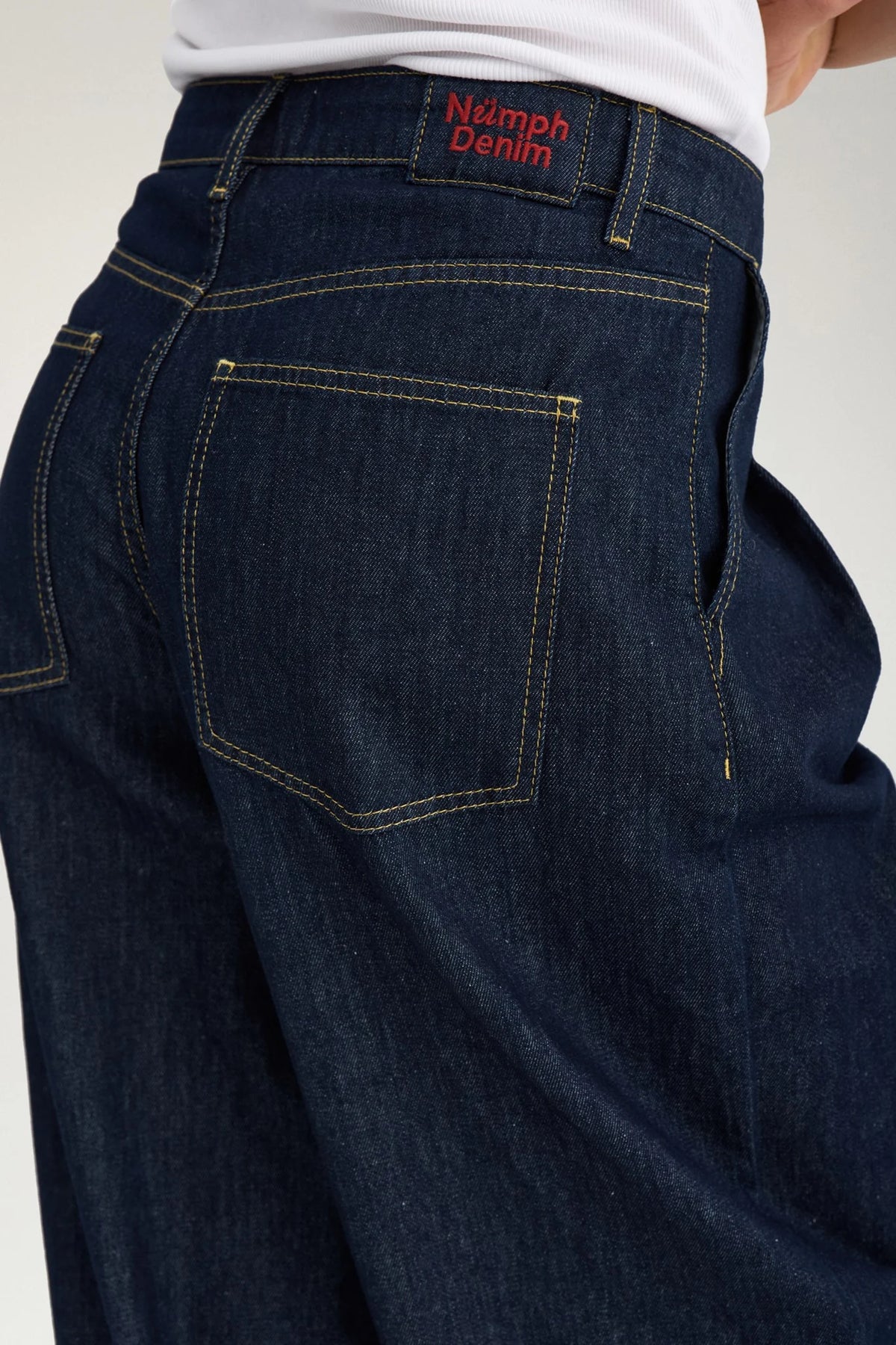 VENNA MR BALLOON JEANS - Dark Blue Denim