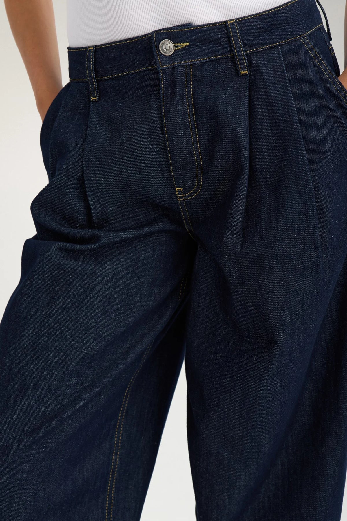 VENNA MR BALLOON JEANS - Dark Blue Denim