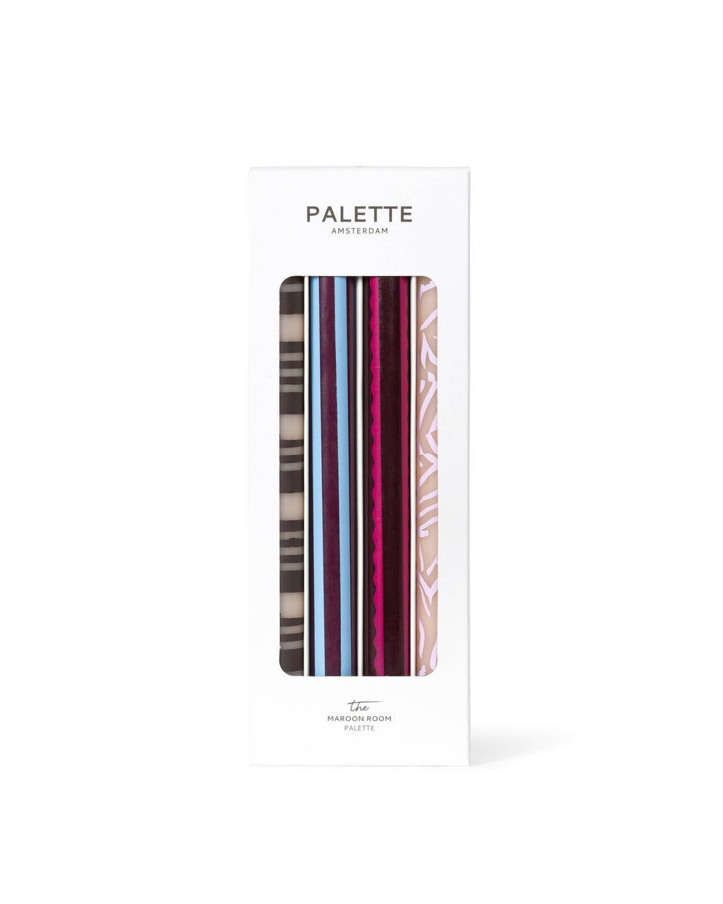 Candele da tavola di design - Set di 4 - Maroon Room