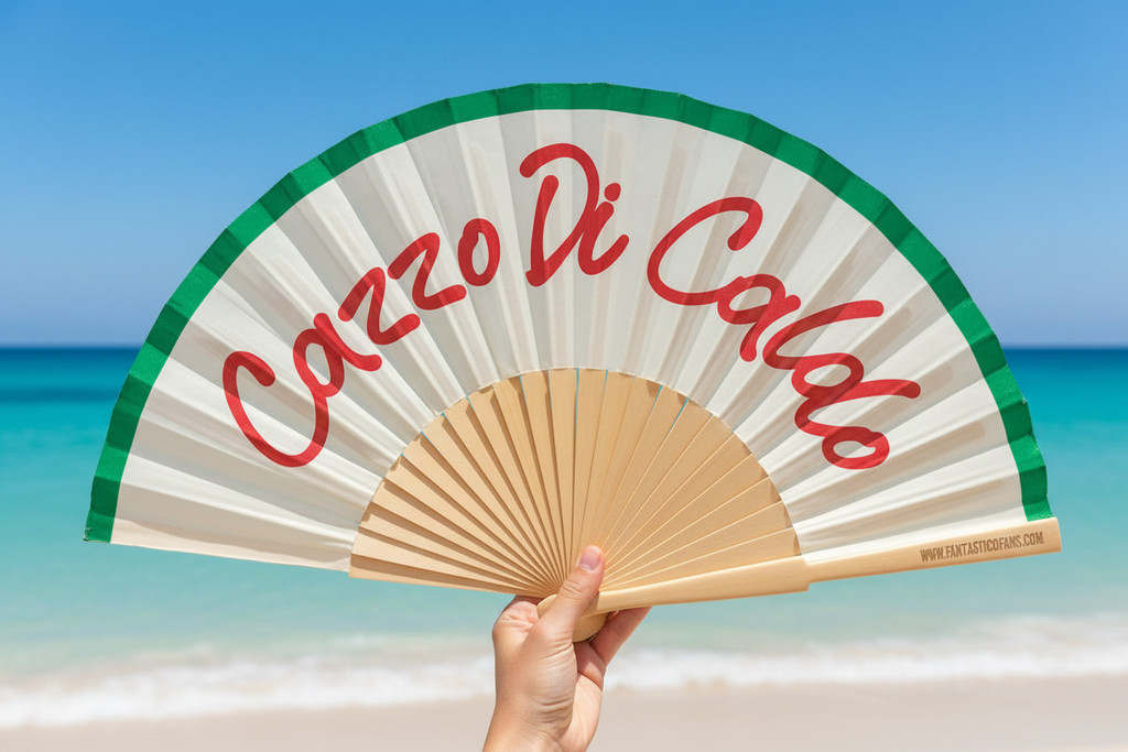 "C@##o Di Caldo" Ventaglio da 23 cm