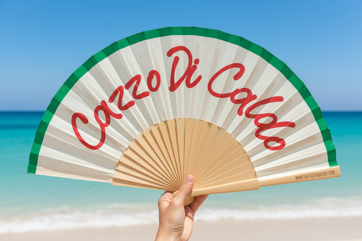 "C@##o Di Caldo" Ventaglio da 23 cm