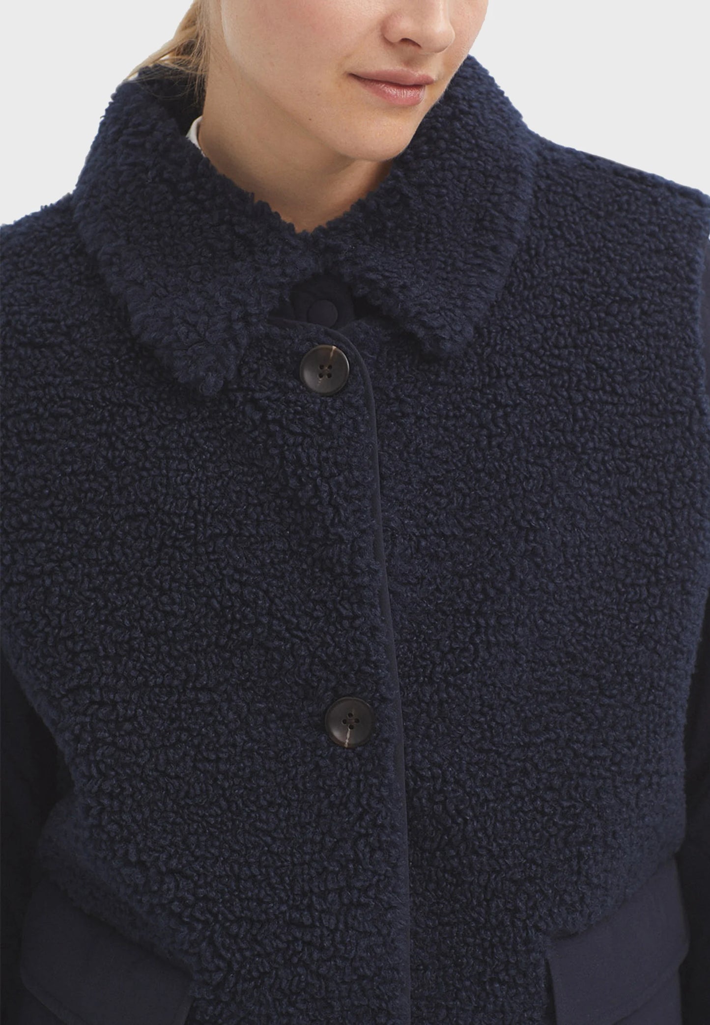 Winter coat - navy blue