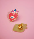 Spilla Ex Voto a forma di cuore