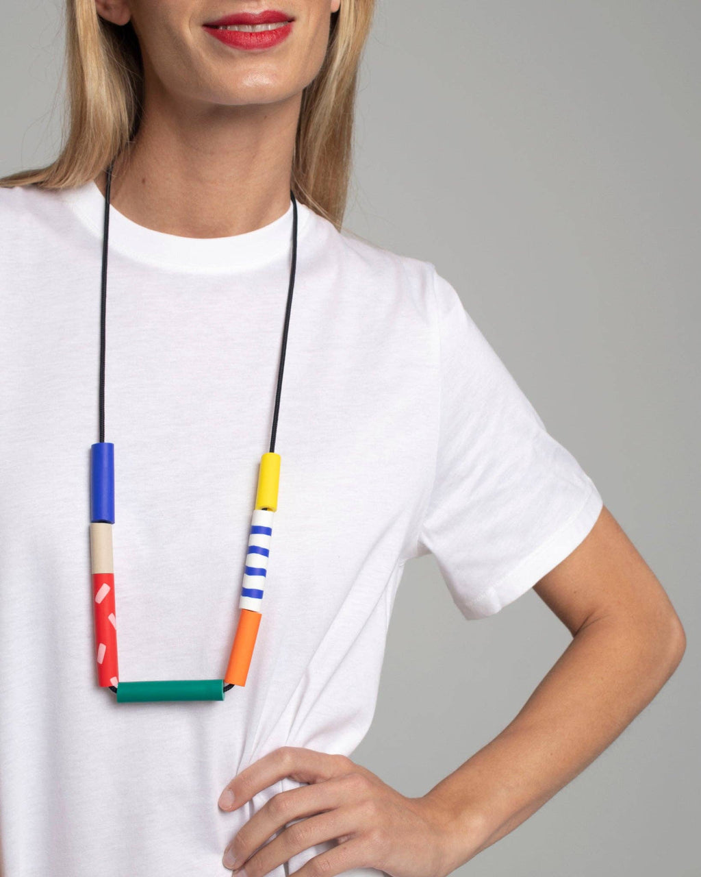 Collana Party Macaroon: 90 cm di lunghezza fissa