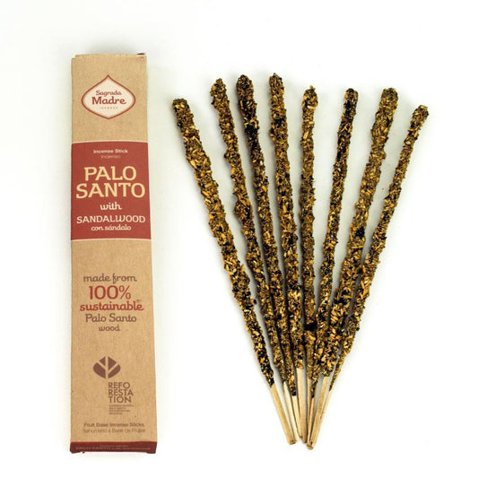 Incenso 8 bastoncini Palo Santo e Sandal