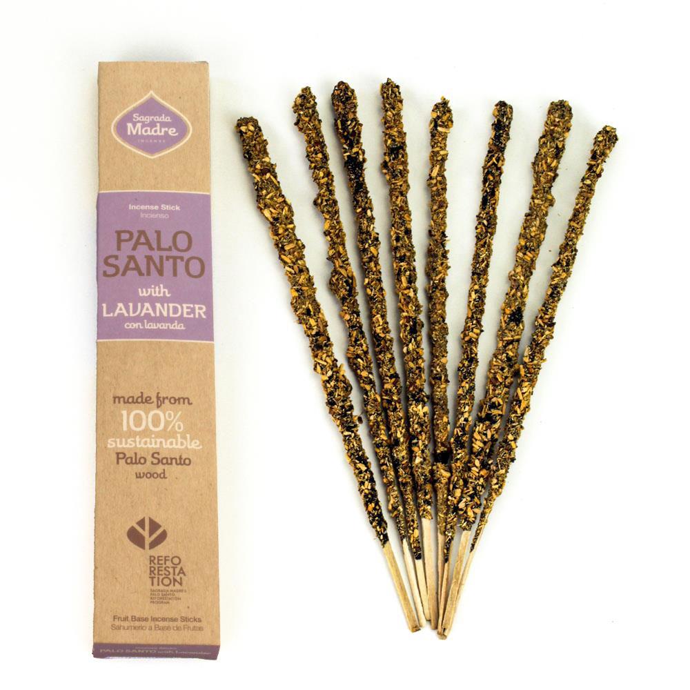 Incenso 8 bastoncini Palo Santo e Lavanda