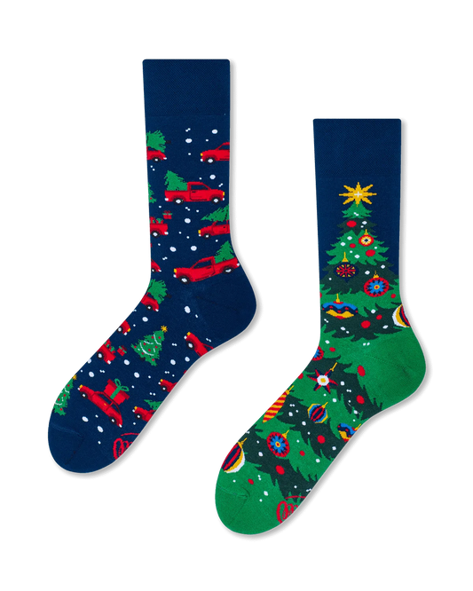 X-Mas Tree Socks