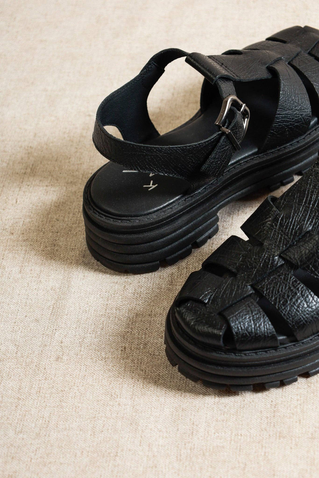 CALA BLACK - Sandali da pescatore robusti