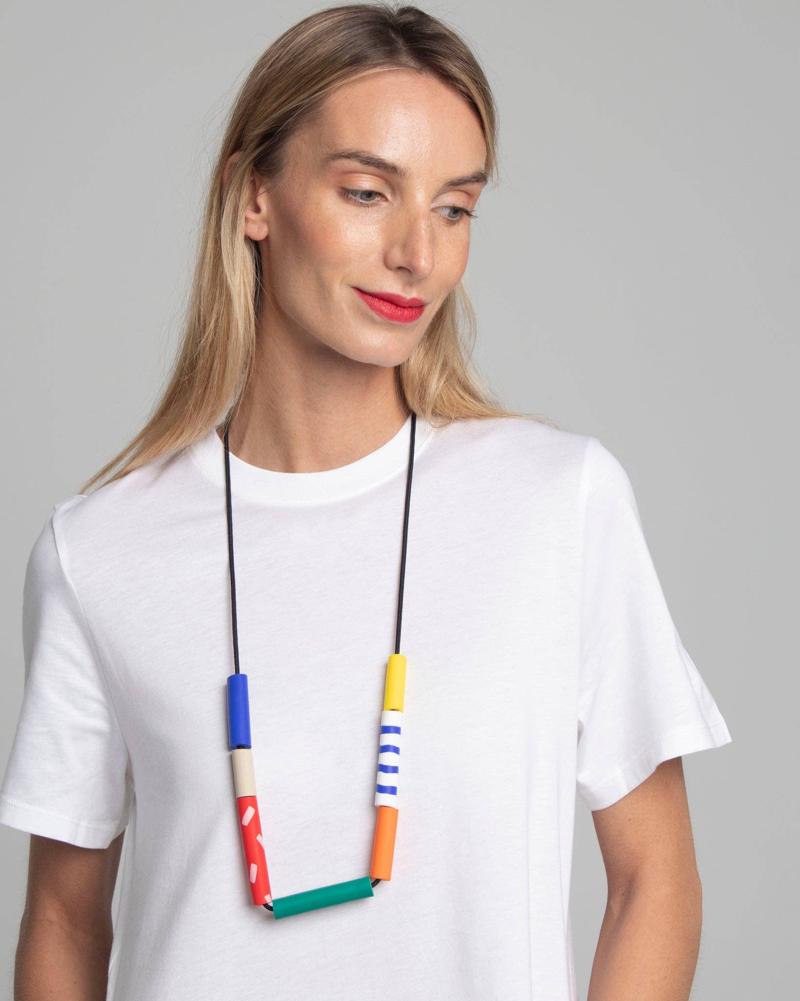 Collana Party Macaroon: 90 cm di lunghezza fissa