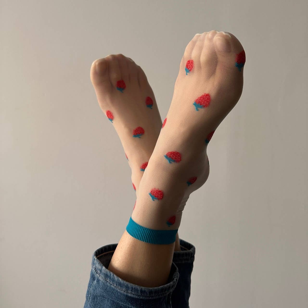 Clémence - Calzini fantasia frutta - FRAGOLE