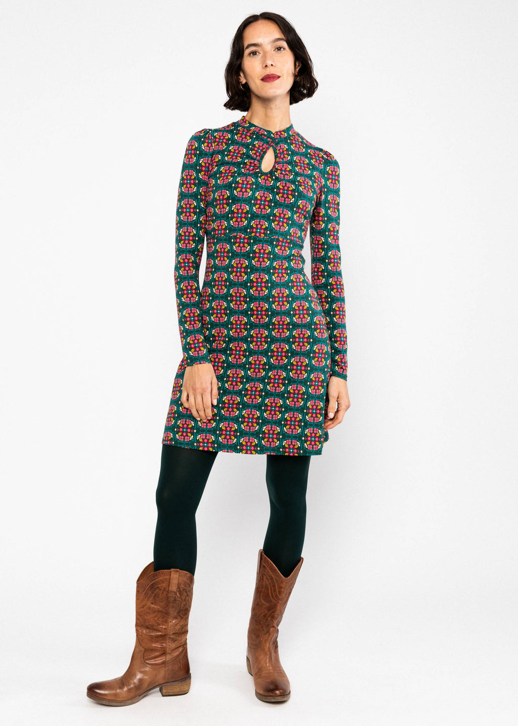 Mini Dress Tiny Flower