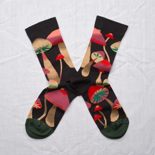 False Black Mushroom Socks CU8-01