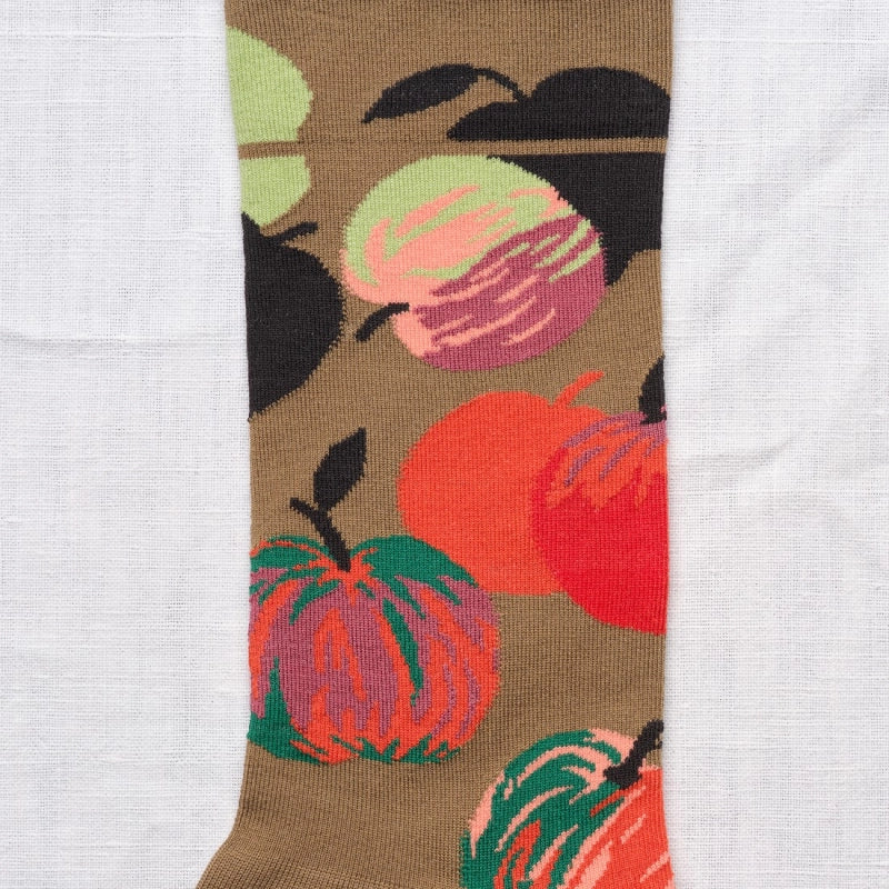 Taupe Apple socks CU2-01