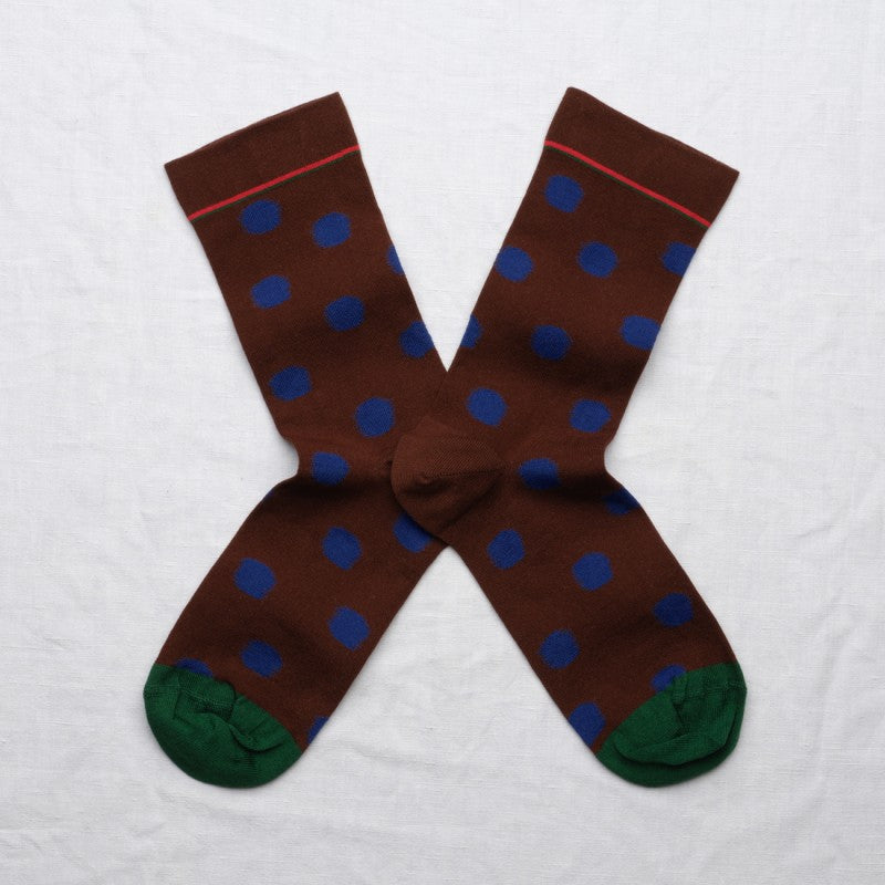 Socks Dot Blue