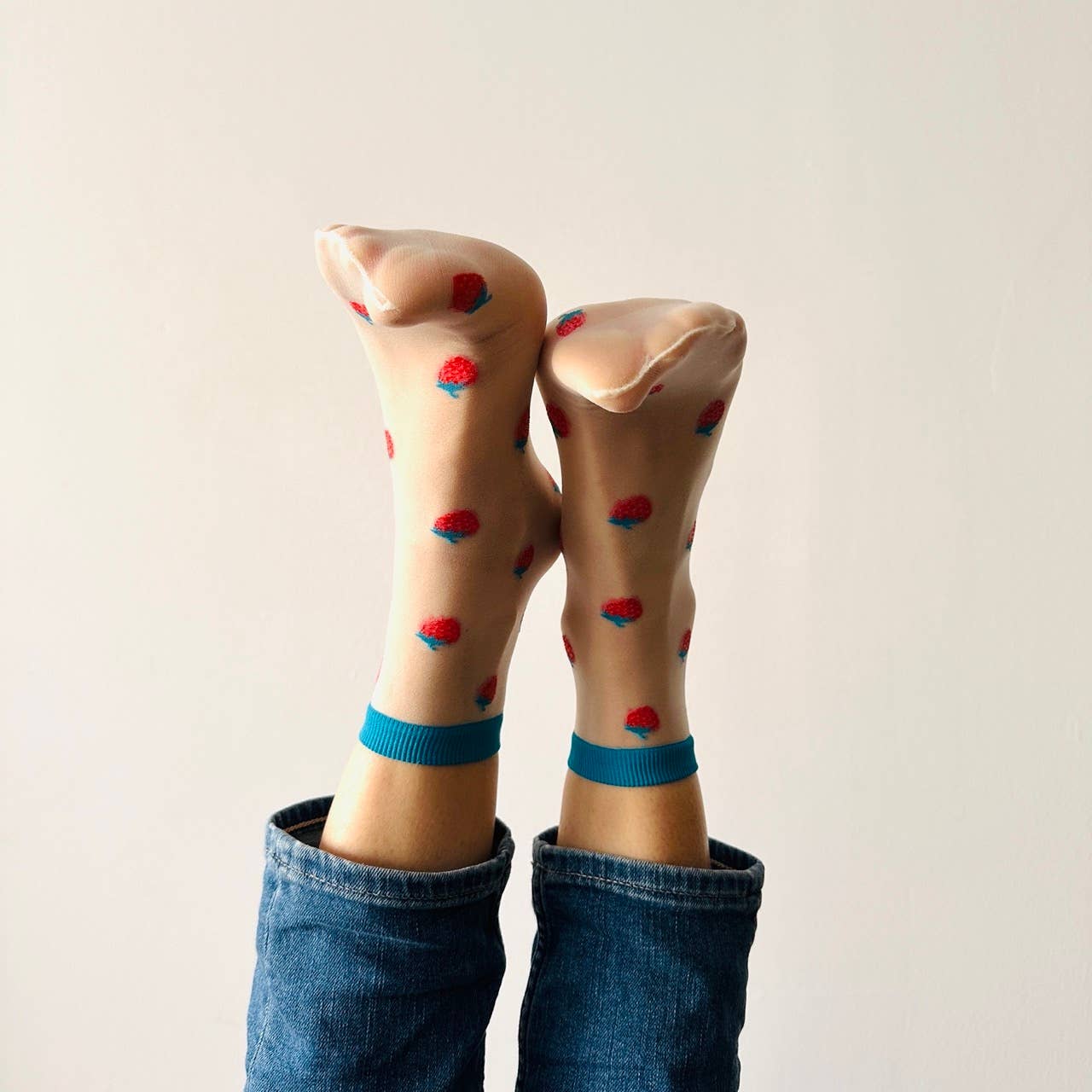 Clémence - Calzini fantasia frutta - FRAGOLE